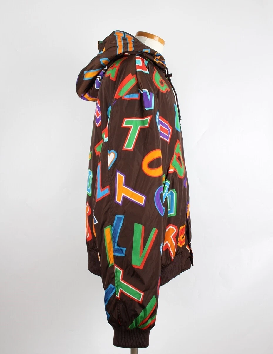 LOUIS VUITTON（LV） Louis Vuitton NBA Letters giacca a vento con cappuccio blusa 54 51244503