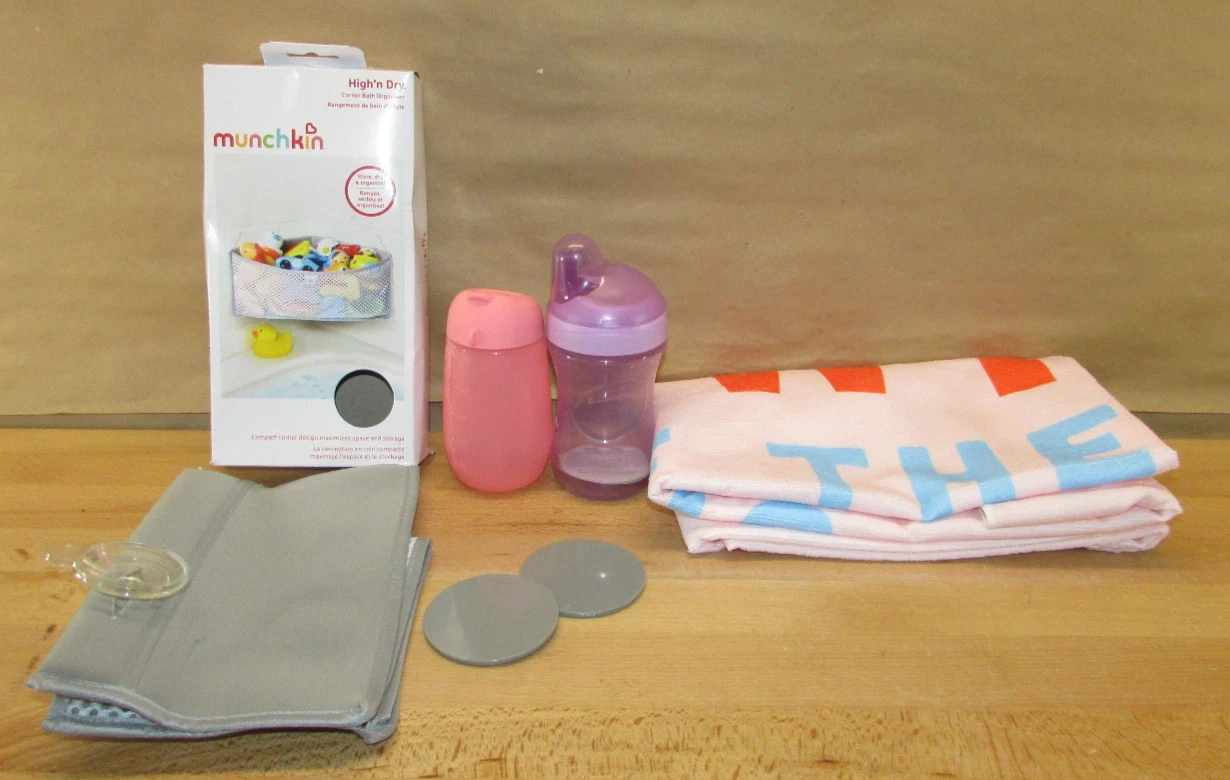 Baby & Household Bundle Sippy Cups Bath Organizer Bride Beach Towel