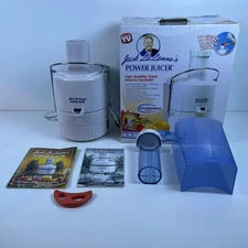 Jack LaLanne's Power Juicer CL-003AP Original Juice Pulp Extractor With Box