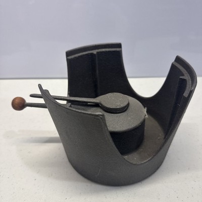 Copco Alcohol Fuel Burner Insert w Snuffer Phenolic Fondue Table Warmer