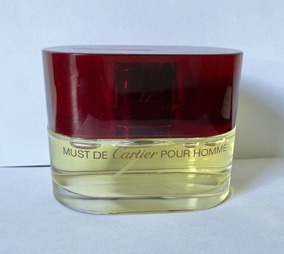 MUST DE CARTIER POUR HOMME EDT SPRAY 3.3 OZ 100 ML 100% AUTHENTIC - NEW NO BOX