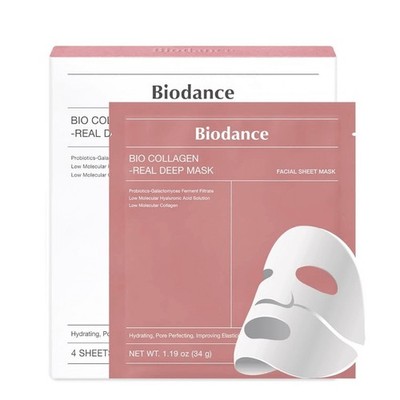  Original Korean Biodance Collagen Masks 4-Pack, Ships from USA. 
