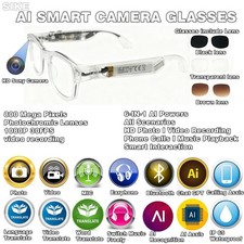 Translation AI smart glasses with camera and bluetooth and glasses case