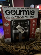 Gourmia 6qt Digital Window Air Fryer with 12 Preset