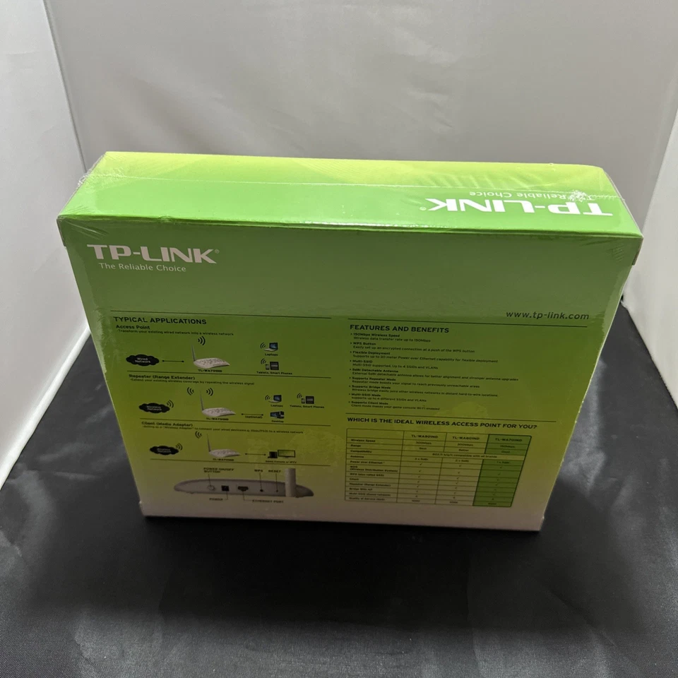 TP-LINK Wireless N Access Point Wi-Fi Booster 150 Mbps TL-WA701ND - NIB - Image 3 of 4