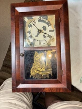 Antique Seth Thomas Miniature OG 8 Day T&S Cute As A Button 15 3/4 X 10”