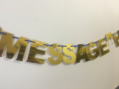 Personalised Alphabet Custom Bunting Flag Birthday Baby Shower Party Banner AB7c - Picture 4 of 22