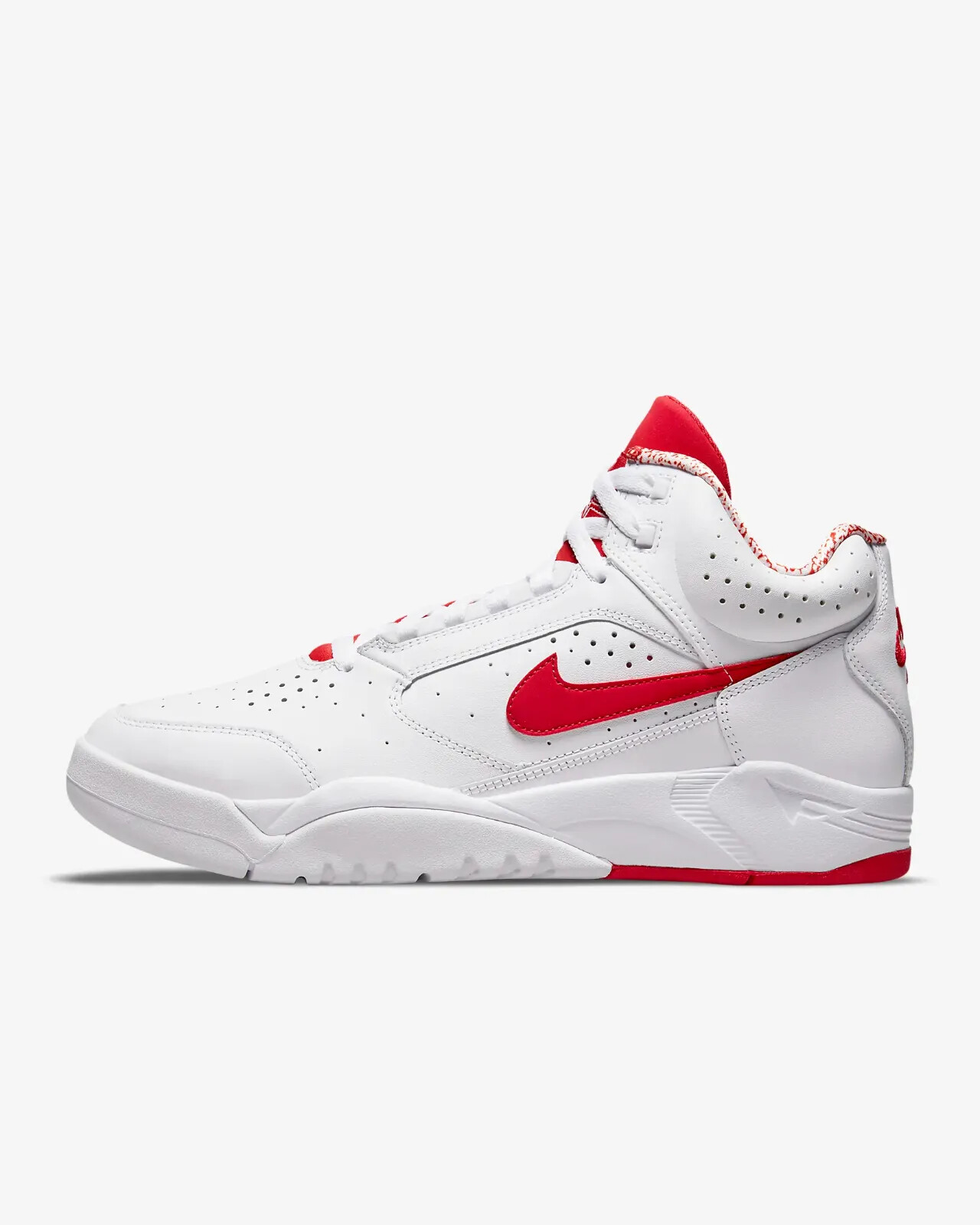 Мужские кроссовки Nike Air Flight Lite Mid White University Red DJ2518-101 Новые