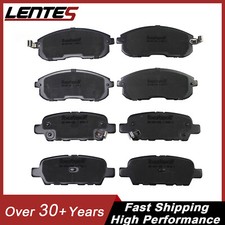 Front Rear Ceramic Brake Pads For Nissan 350z Juke Sentra Altima Infiniti G35