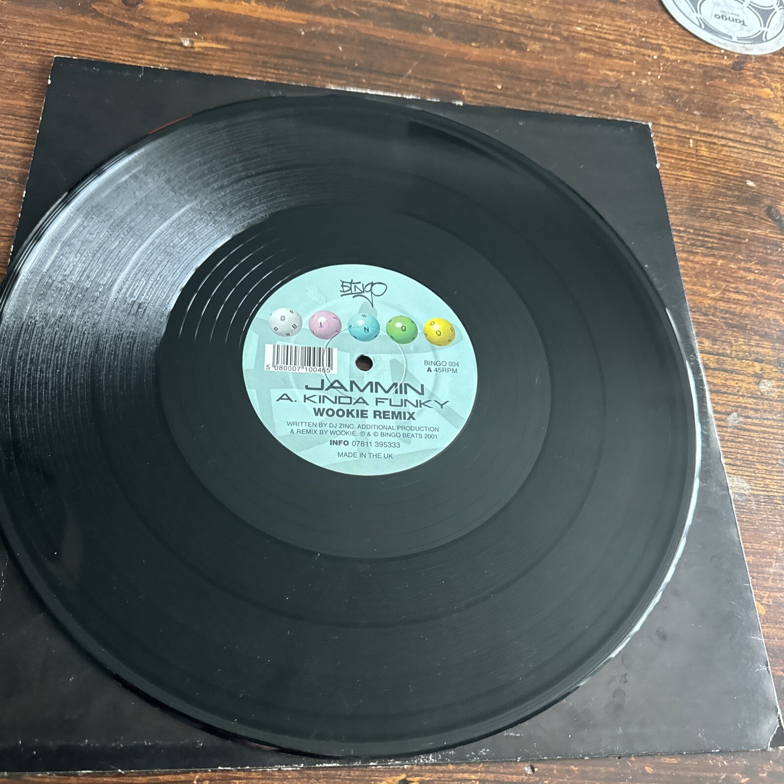 Jammin' - Kinda Funky Wookie Remix - Used Vinyl Record 12”