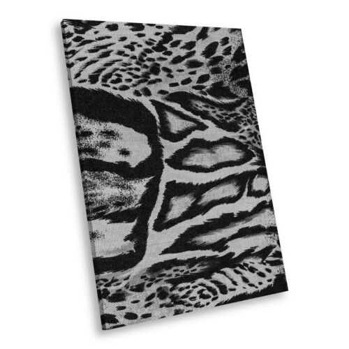 A428 Black White Animal Portrait Canvas Picture Print Large Wall Art Jaguar  Coat | eBay