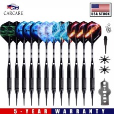 Soft Tip Darts Set 12 Aluminum Shaft Professional Darts Plastic Tip Sets