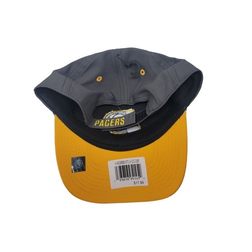 Adjustable Hook and Loop Indiana Pacers Basketball Cap/ Hat One Size Fits Most - Imagen 2 de 8