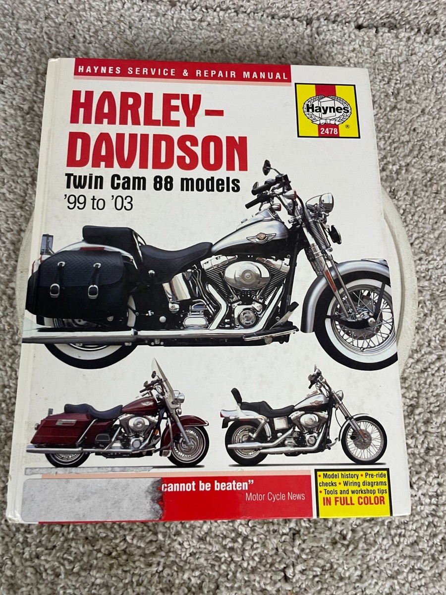 Vintage Haynes Service Repair Manuals 99-03 Harley-Davidson Twin Cam 88  Models