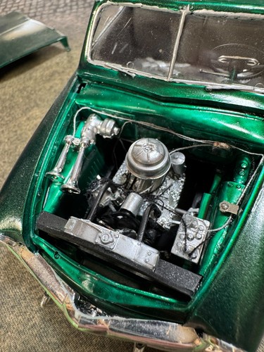1950 Ford convertible 1/25 scale model, built