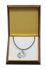 Schnauzer III - Dog Collar In Gift Box, Silver Plated Medallion For Dog