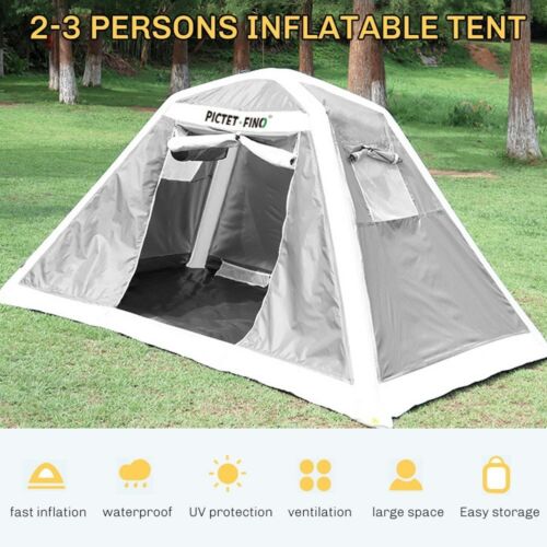 PICTET FINO 2-3 Persons Backpacking Tent Camping Outdoor Folding Inflatable Tent - Picture 2 of 13