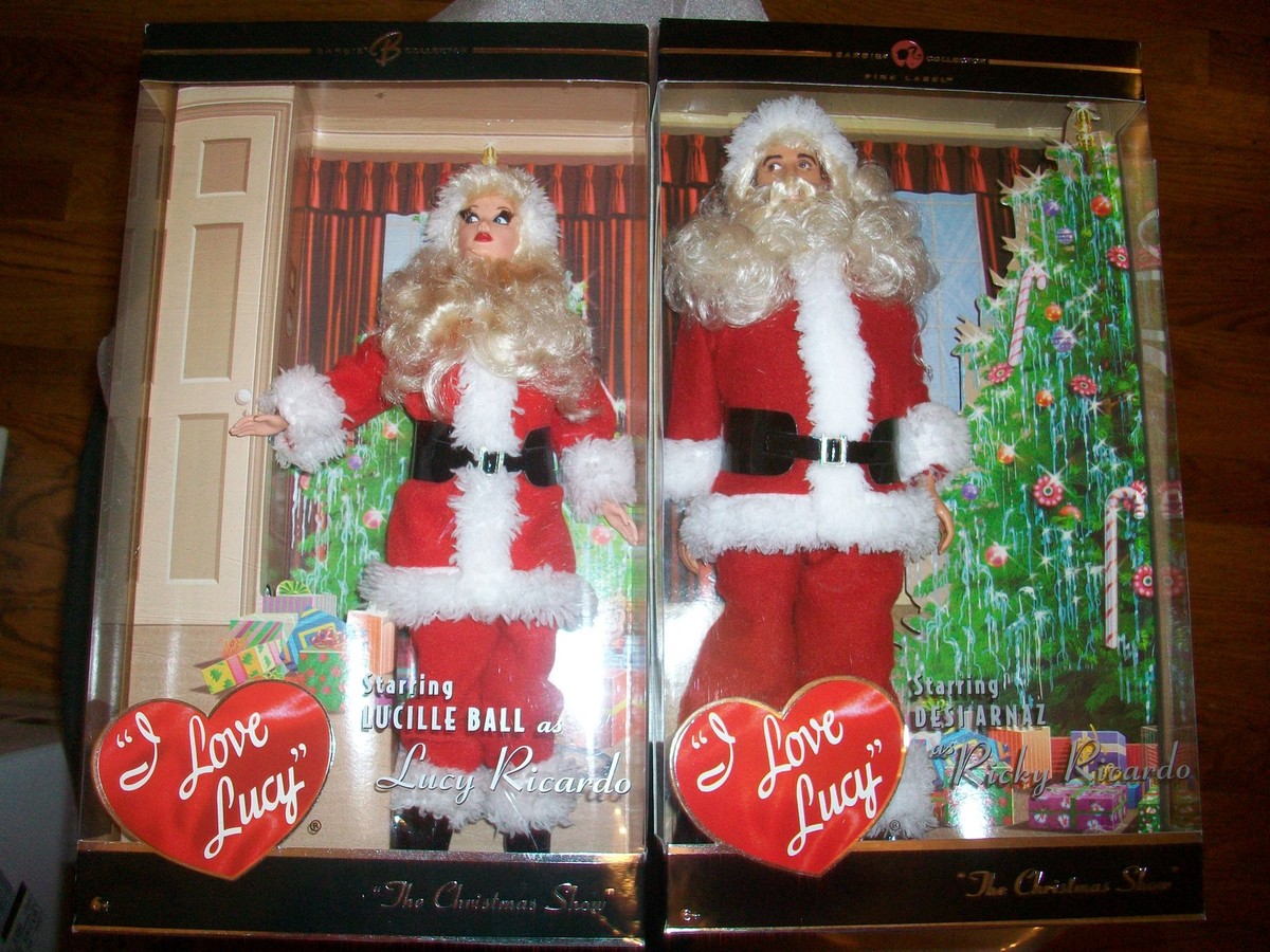 Lot of I Love Lucy Santa Barbie The Christmas Show Ricky