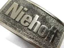 Vintage Niehoff Belt Buckle The Great American Buckle Co.