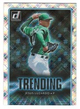 Jesus Luzardo 2021 Donruss Trending Diamond #8 Insert Card