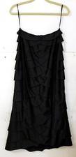 NWT Adrianna Papell Women's Size 4 Black Shutter Pleated Sleeveless Dress MS ✓