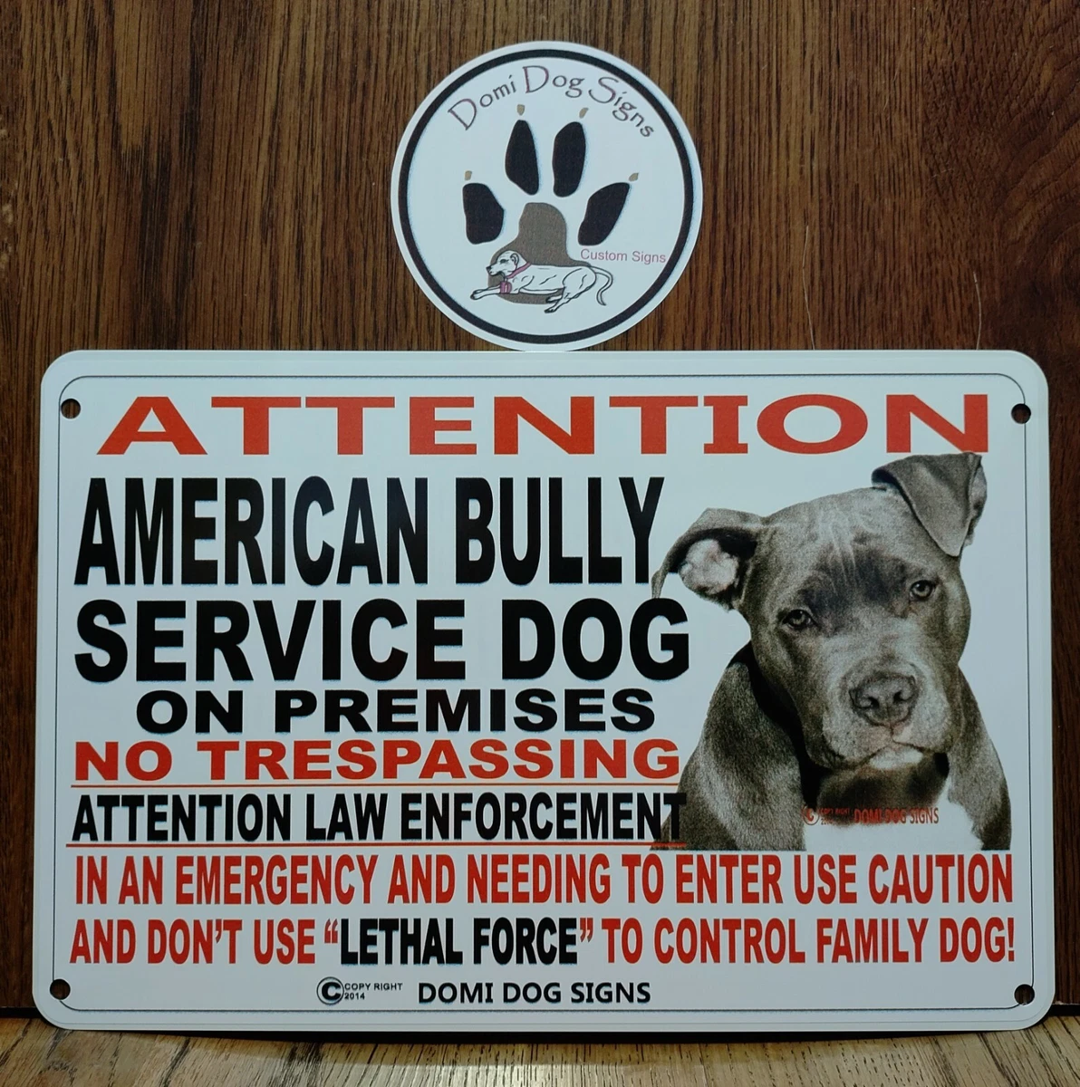 Beware of hotsell dog sign laws