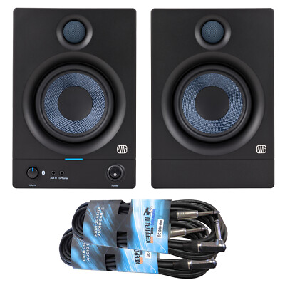 Presonus Eris 5BT Bluetooth Monitor-Boxen Lautsprecher 2nd Gen + Klinkenkabel