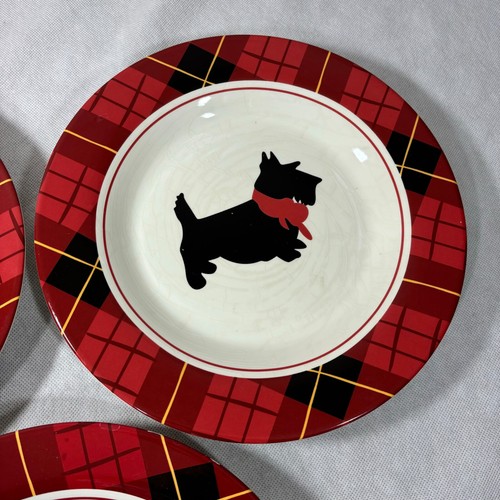 Lote de platos Scottish Terrier Cook Line Paris Scottie Dog Mesa soporte de 2 niveles - Imagen 16 de 23
