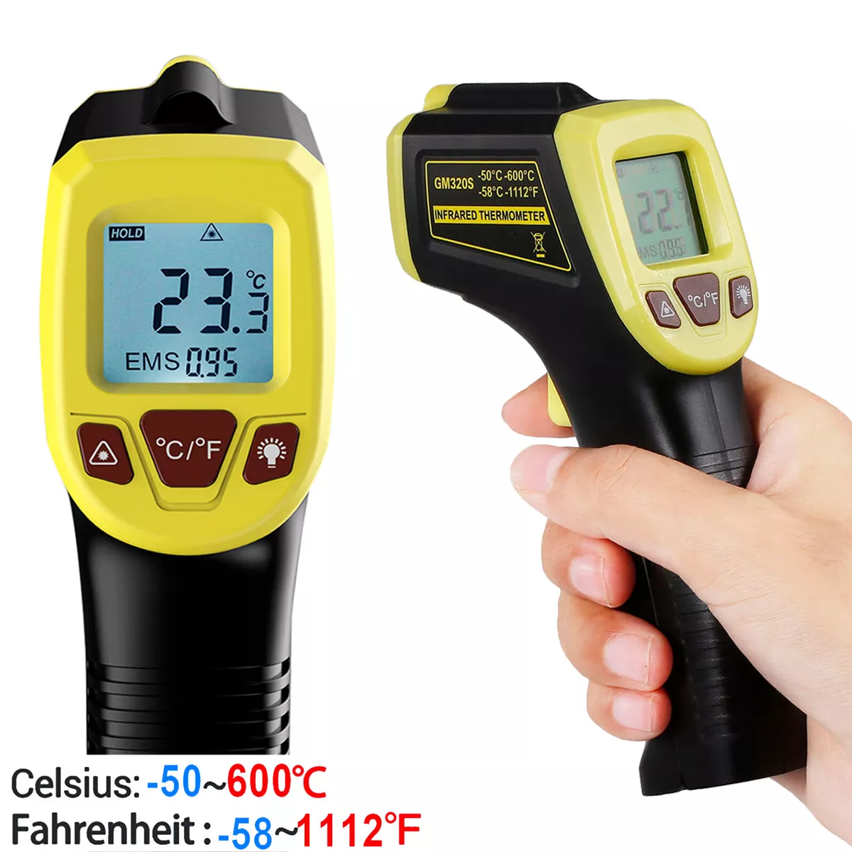 Digital Laser Infrared Thermometer Non-Contact Thermometer