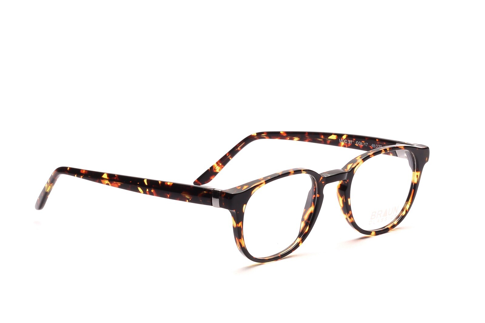 Braun Classics, Мод. 97, Режет фасон в Шильдпатт Фарбе 48 - 20 мм до н.э. 5