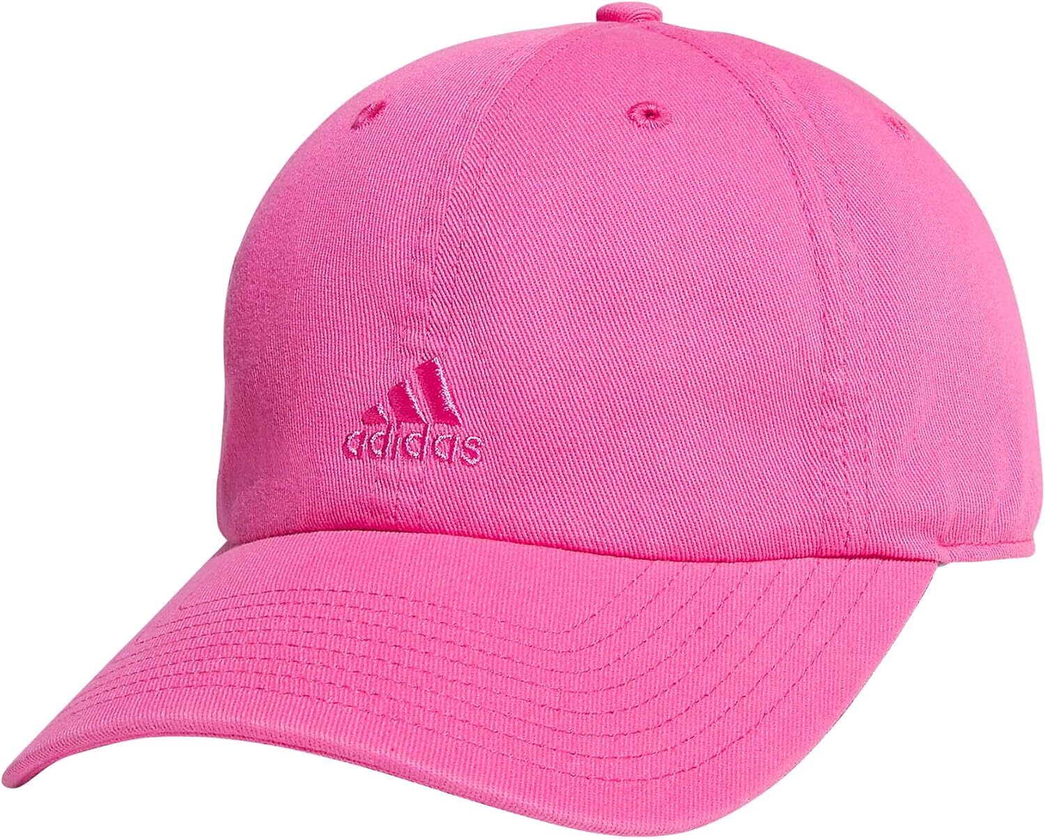 adidas Saturday Relaxed Adjustable Cap One Size, Pulse Magenta Pink