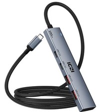USB C HUB10Gbps USBC Splitter for Laptop USB 3.2 Gen 2 USB C Hub with 2 Type ...
