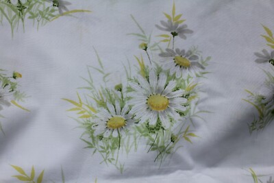 10052 schöne Springmaid Doppelblatt & 2 Stück/Etuis weiß mit Gänseblümchen unbenutzt