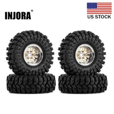 US,INJORA 62*22mm Offset -4.4mm Beadlock 1.0 Wheel Tire for 1/18 1/24 RC Crawler