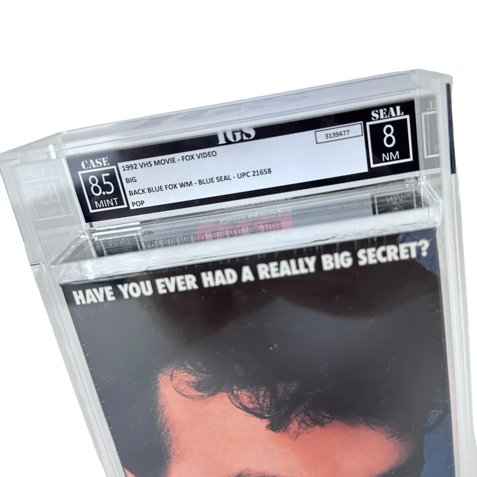 New BIG Factory Sealed IGS 8.5/8 Graded VHS Tape Tom Hanks Foto 4 de 4