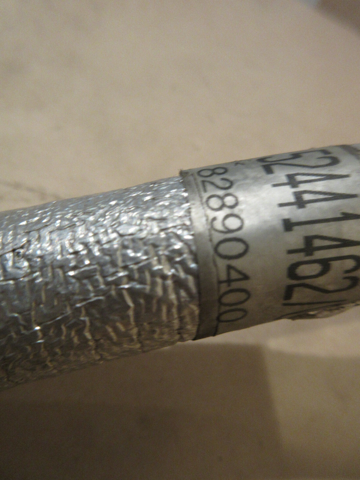 Ferrari 458  AC Pipe From Underfloor To Compressor - P/N 82890400