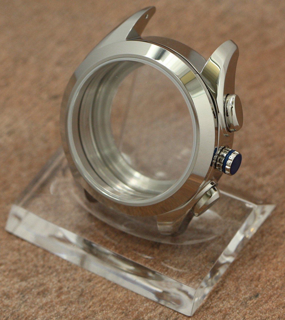 Watch Case for ETA Valjoux 7750 / 7753 Chronograph Sapphire 38mm 10 ATM 316L NEW eBay