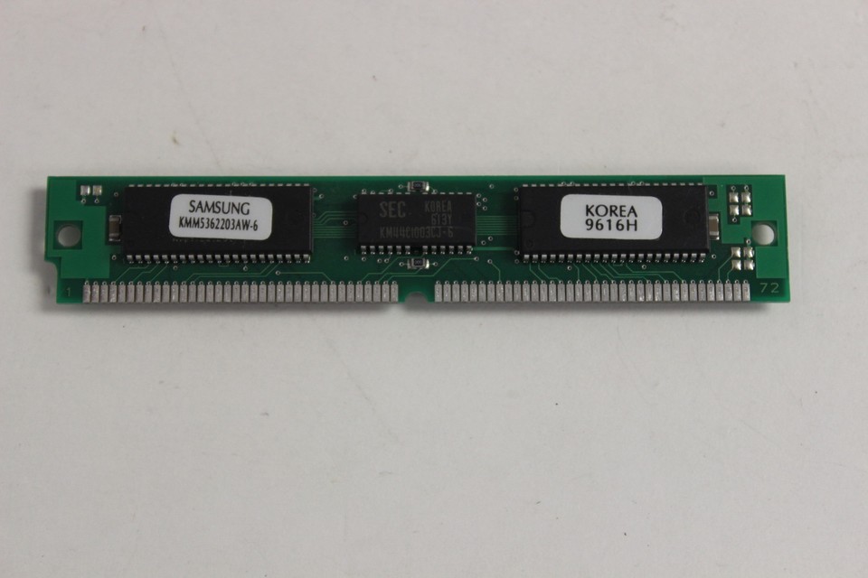 2 X 4 MB 70ns EDO RAM 72-pin PS2 SIMM MT8D132M-7 In Bayern - Haibach - Foto 12