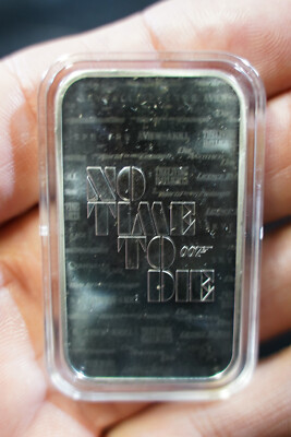 007 No Time to Die The Royal Mint - 1 Troy oz .9999 fine silver