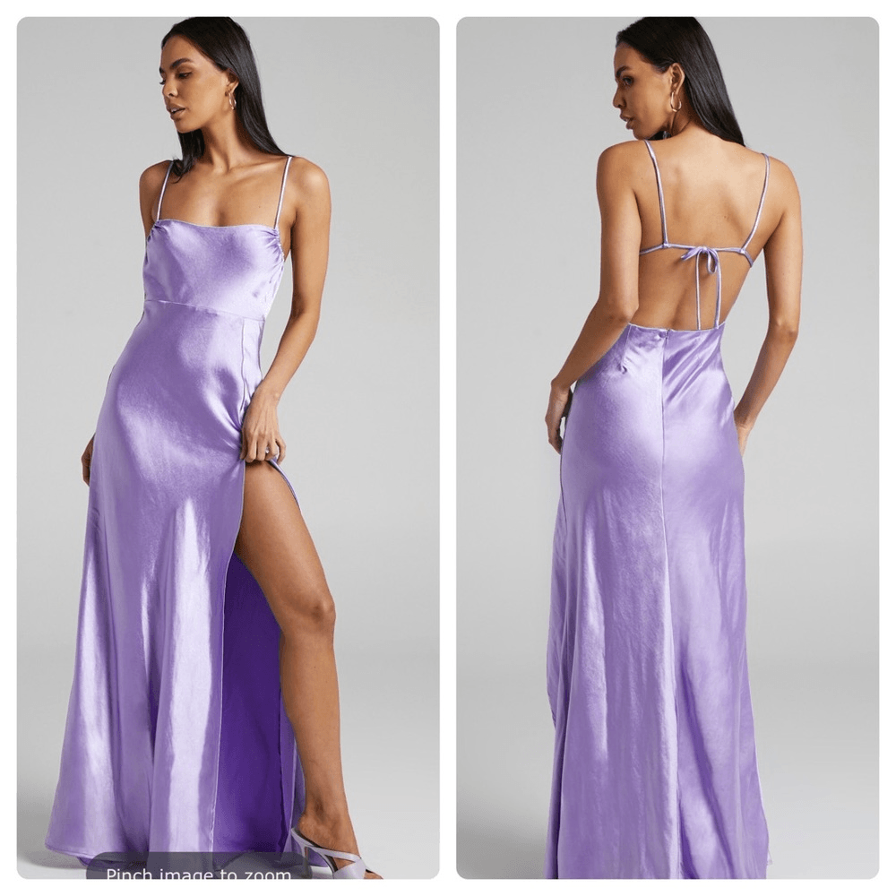 showpo backless dress NWT Chaila Gathered Open Back Maxi Sz 8 Femstylo 8% Spandex High stretch Size:4-6mo SPINE OPEN BACK (MAXI