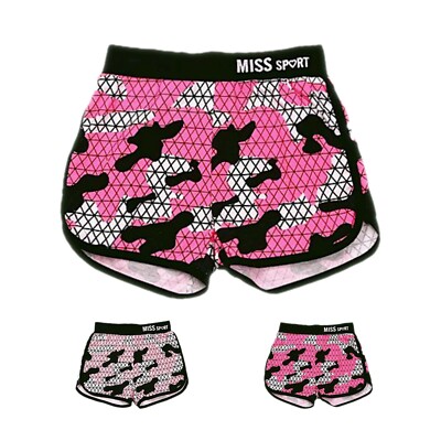 Mädchen Shorts Camouflage Hot Pants Neon Tanz Gym Sommer Sport Baumwolle kurz 3-14 Jahre