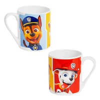 Paw Patrol Kinder Tasse - Rubble, Chase Und Marshall Kinderbecher Aus Porzellan