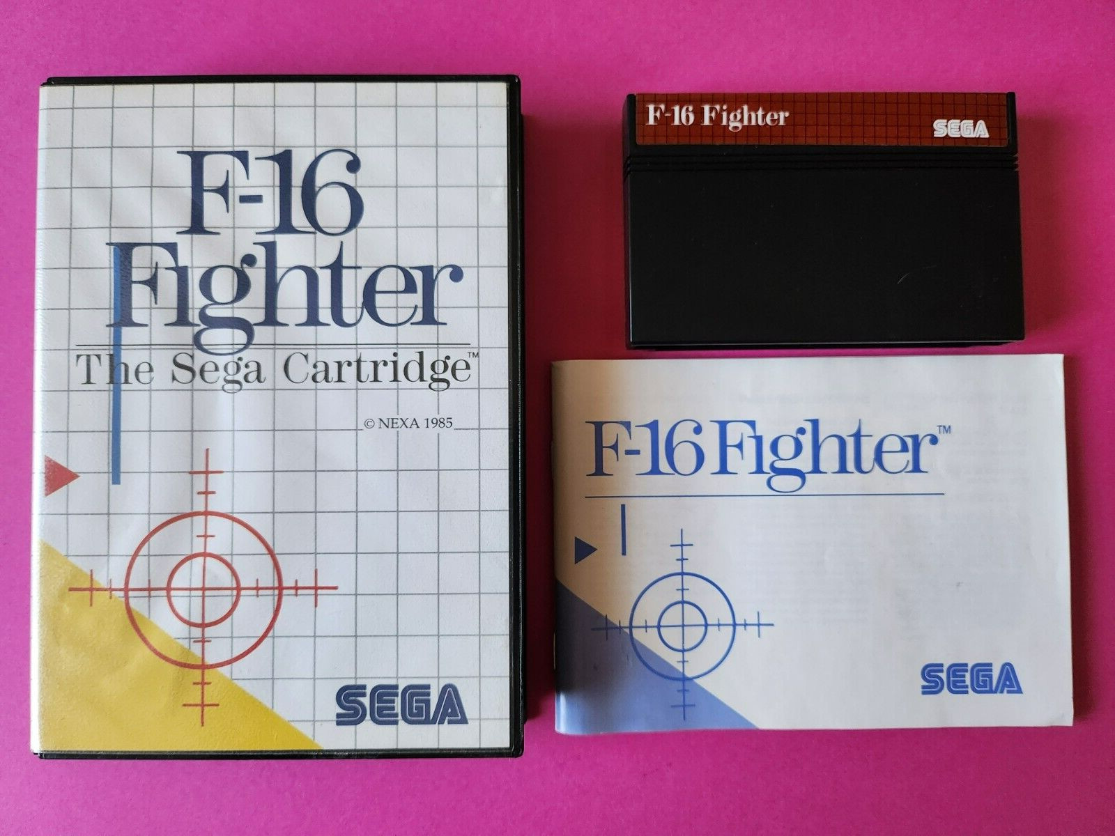 F-16 FIGHTER / jeu SEGA Master System / Nexa Corporation - ASCII / 1986