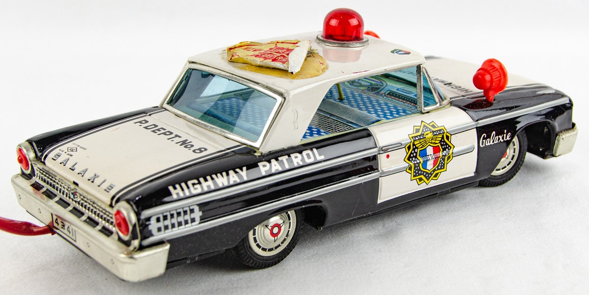 1960s ASC Japan Siren Patrol Car Police Highway Patrol Ford Galaxie Tin Toy Car | eBay 1960s ASC Japan Siren Patrol Car Police Highway Patrol Ford Galaxie Tin Toy Car | eBay