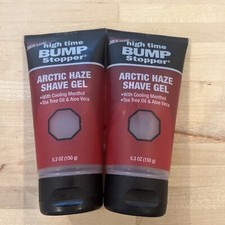 NEW LOT 2 High Time Bump Stopper Arctic Shave Gel 5.3 oz