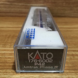 Kato-176-6002-P42-N-Scale-Genesis-Amtrak-Phase-IV-Locomotive-97-NIB-Train-Japan