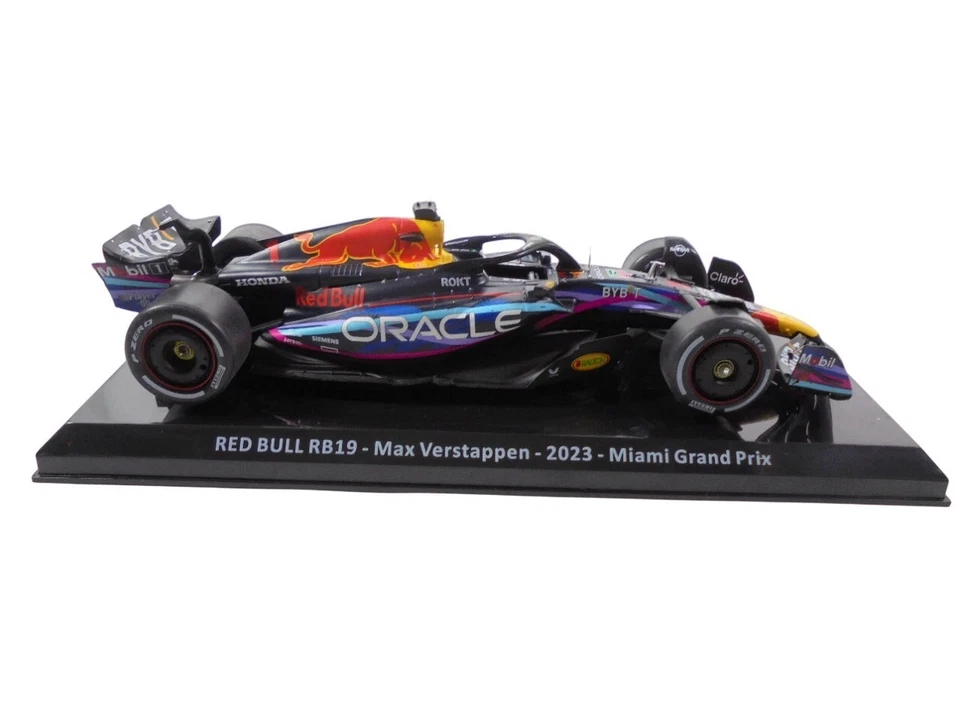 REDBULL RB19 Miami F1 Model MAX VERSTAPPEN 2023 SCALA 1:24 IXO No Minichamps - Immagine 3 di 4