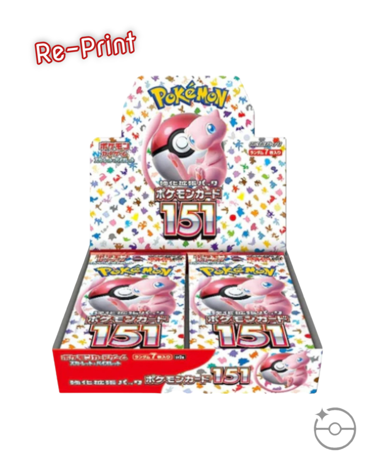 Scarlet & Violet - Pokémon 151 Booster Box Reprint (Japanese) Ships 4/21 & 4/24