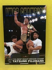 TATSUMI FUJINAMI IWGP 11th Champion NEW JAPAN Pro-Wrestling Cards rare 1998