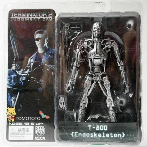 Terminator 2 T-800 Endoskeleton Judgment Day 7" Collection PVC Action Figure Toy - Picture 1 of 6